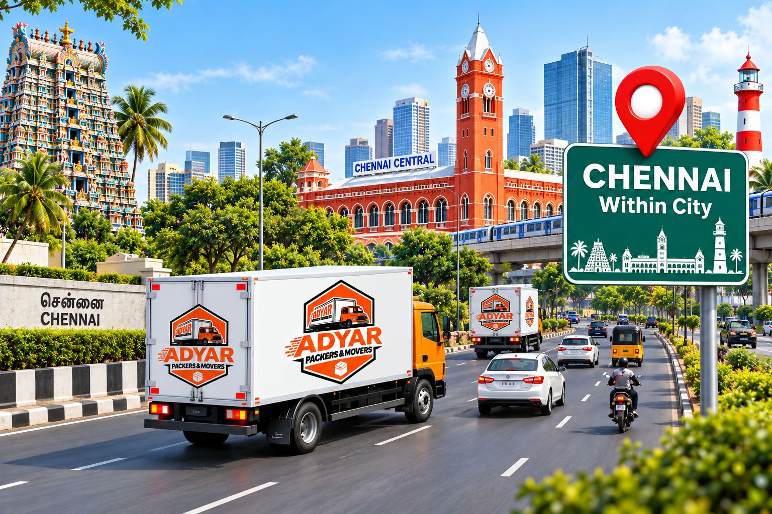 Chennai to Trichy route